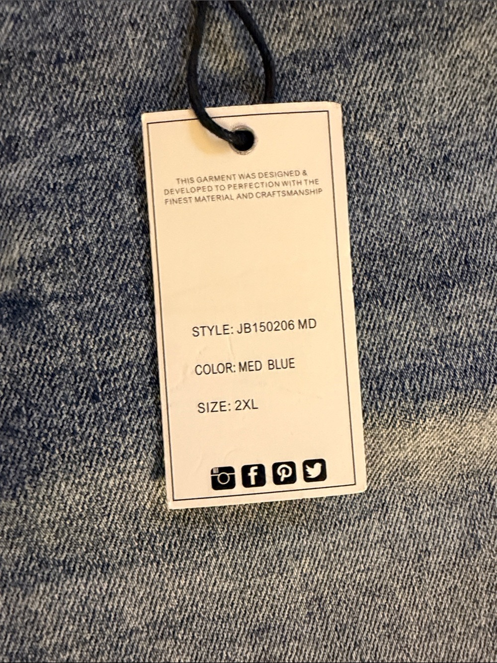 Judy Blue High-Rise Button Fly
Denim Shorts - Med Blue - Picture 2 of 3